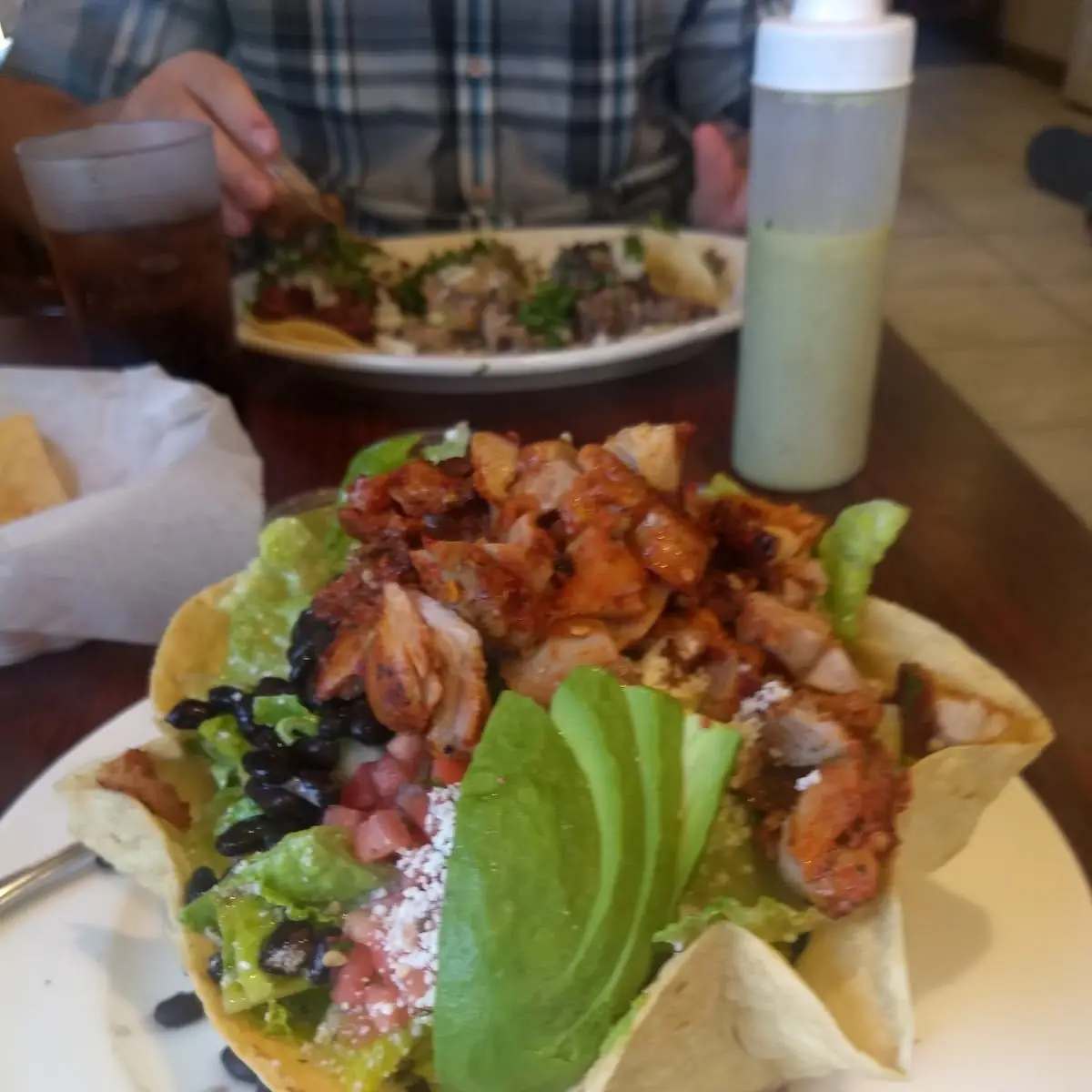 Chicken Tostada