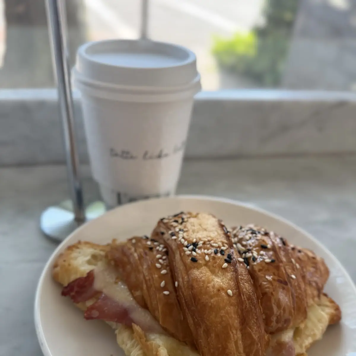 Ham & Cheese Croissant Sandwich