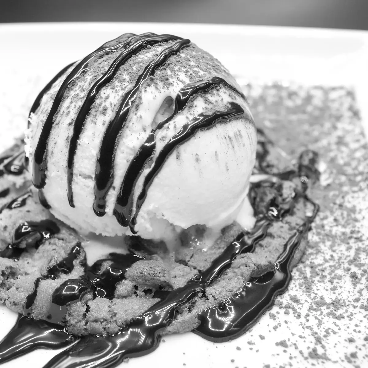 Warm Chocolate Chip Cookie & Vanilla Ice Cream