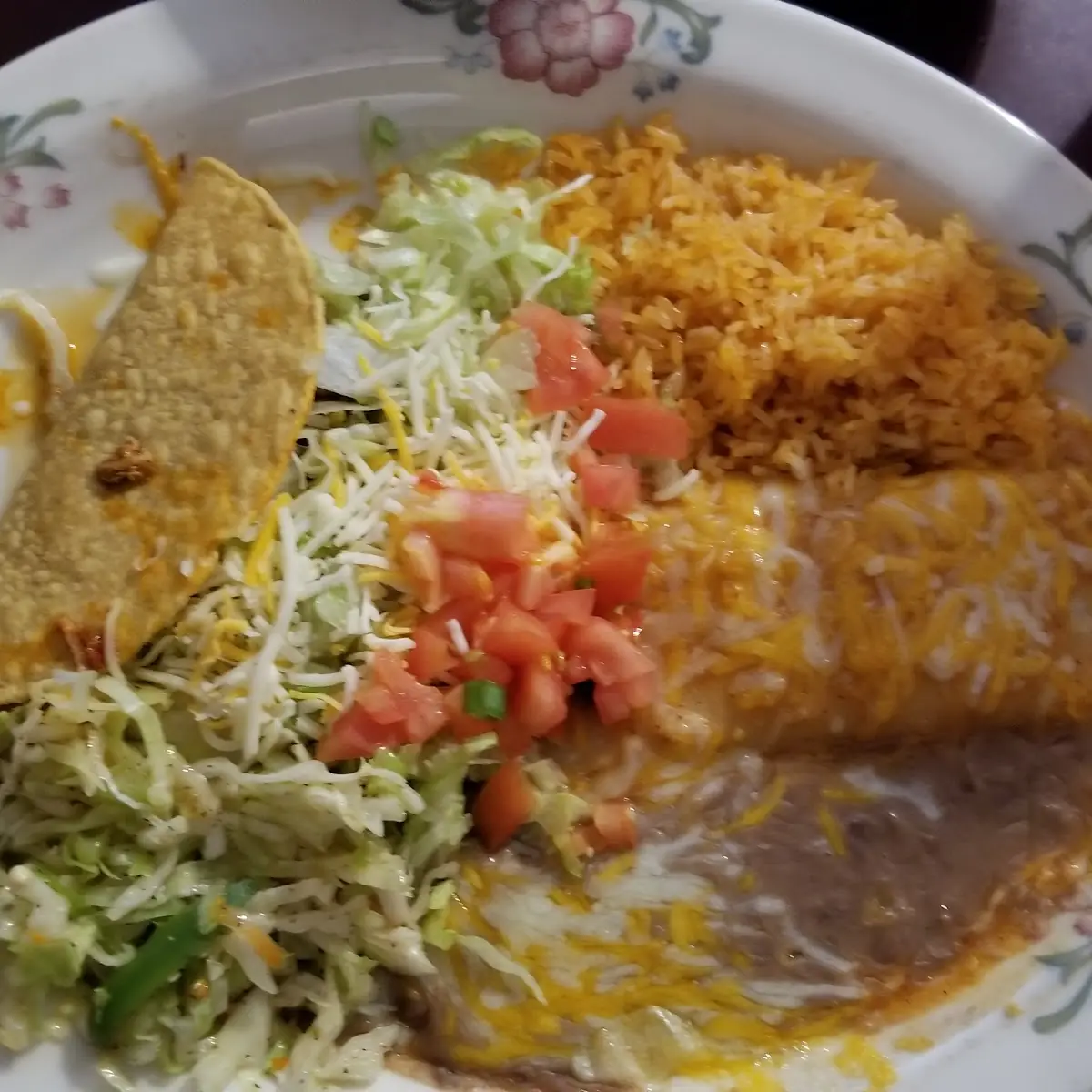 Taco & Enchilada Plate