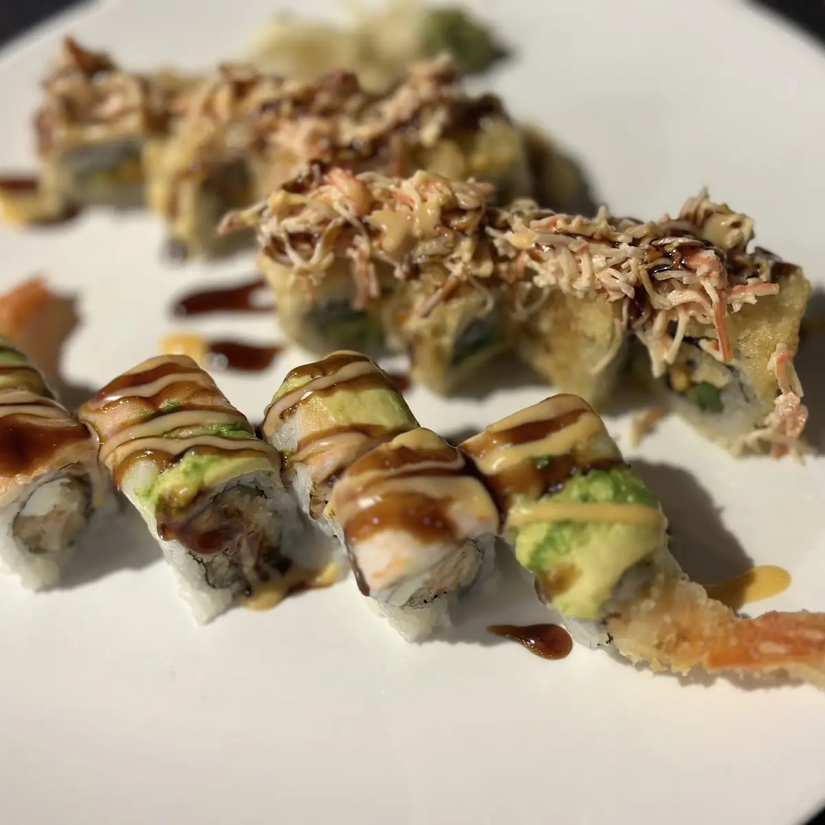 Tempura Shrimp Sushi Rolls