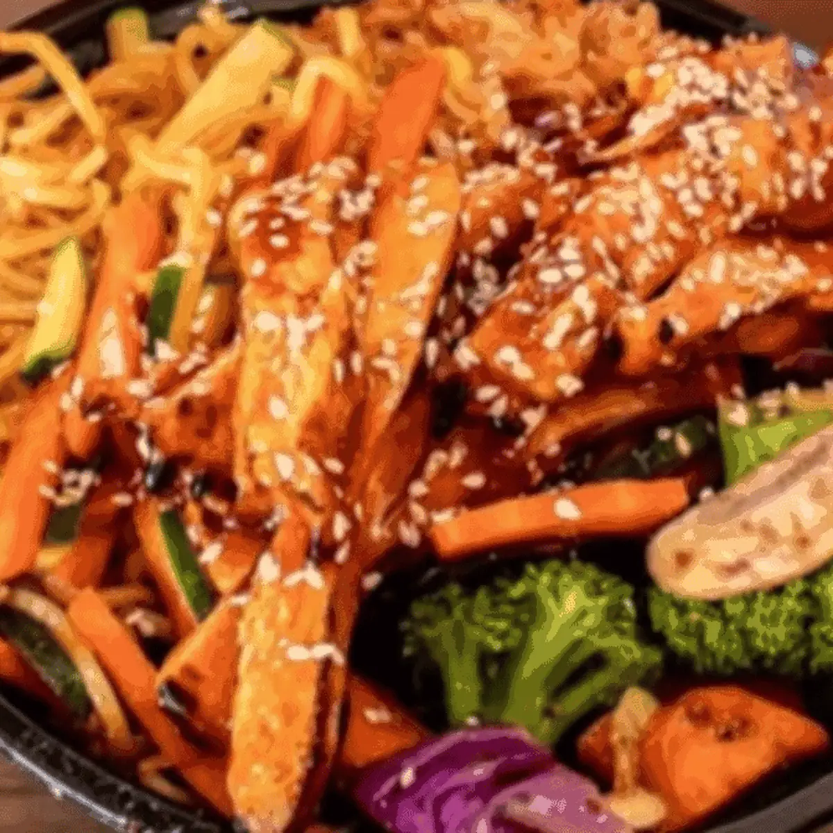 Chicken Teriyaki with Mixed Vegetables