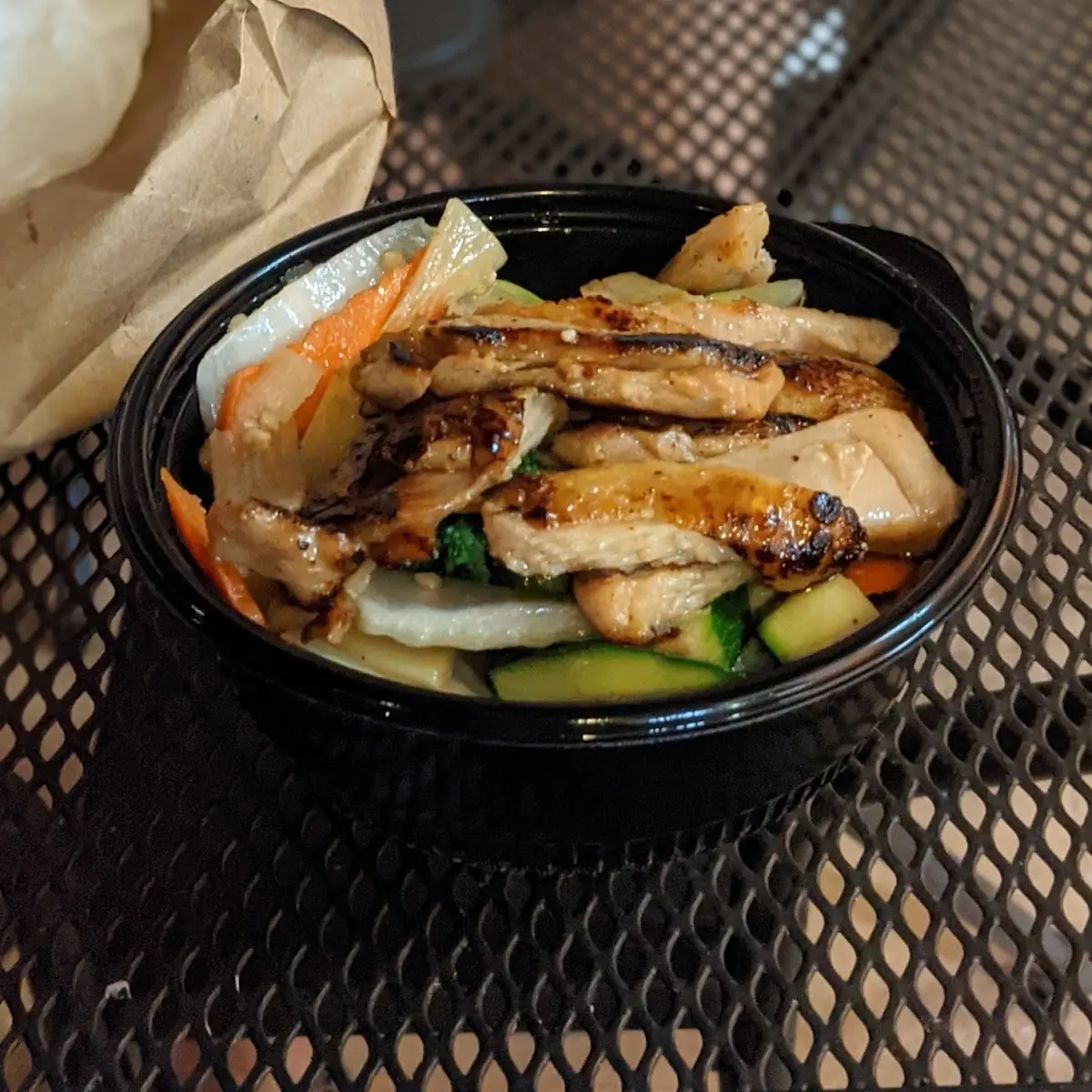 Barbequed Chicken Rice Bowl