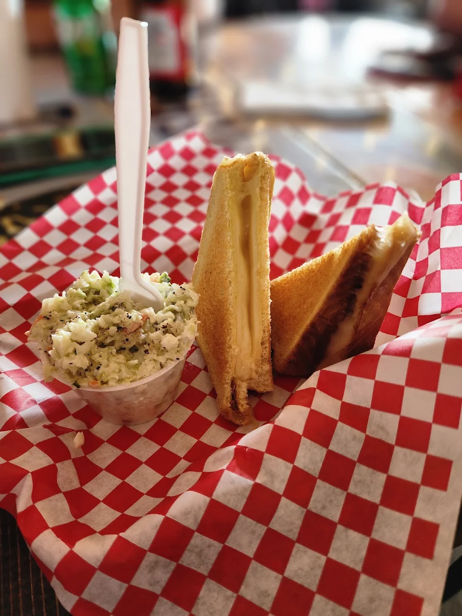 Grilled Cheese with Coleslaw