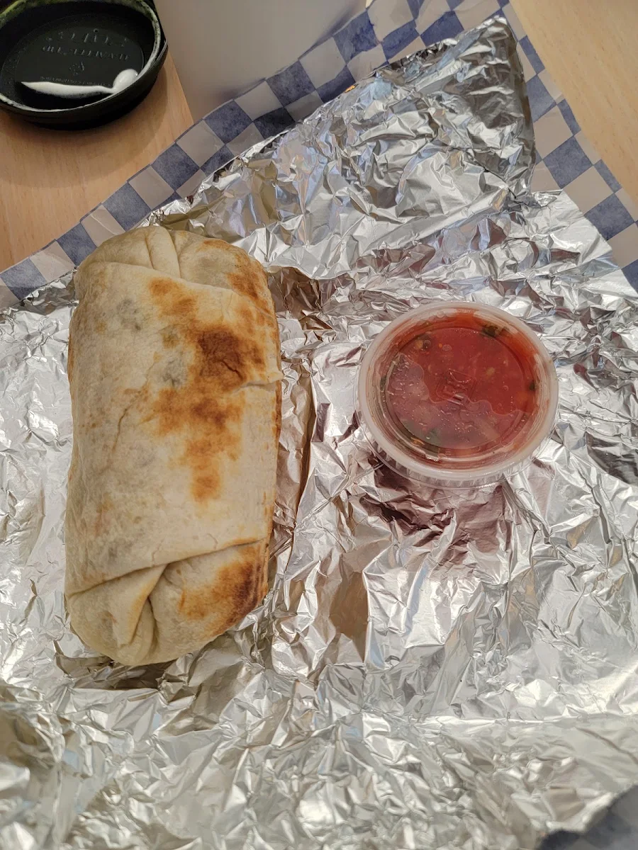 Breakfast Burrito with Salsa