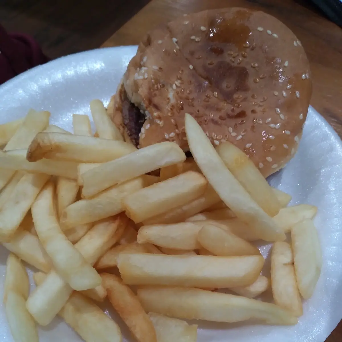 Kids Cheeseburger and Fries
