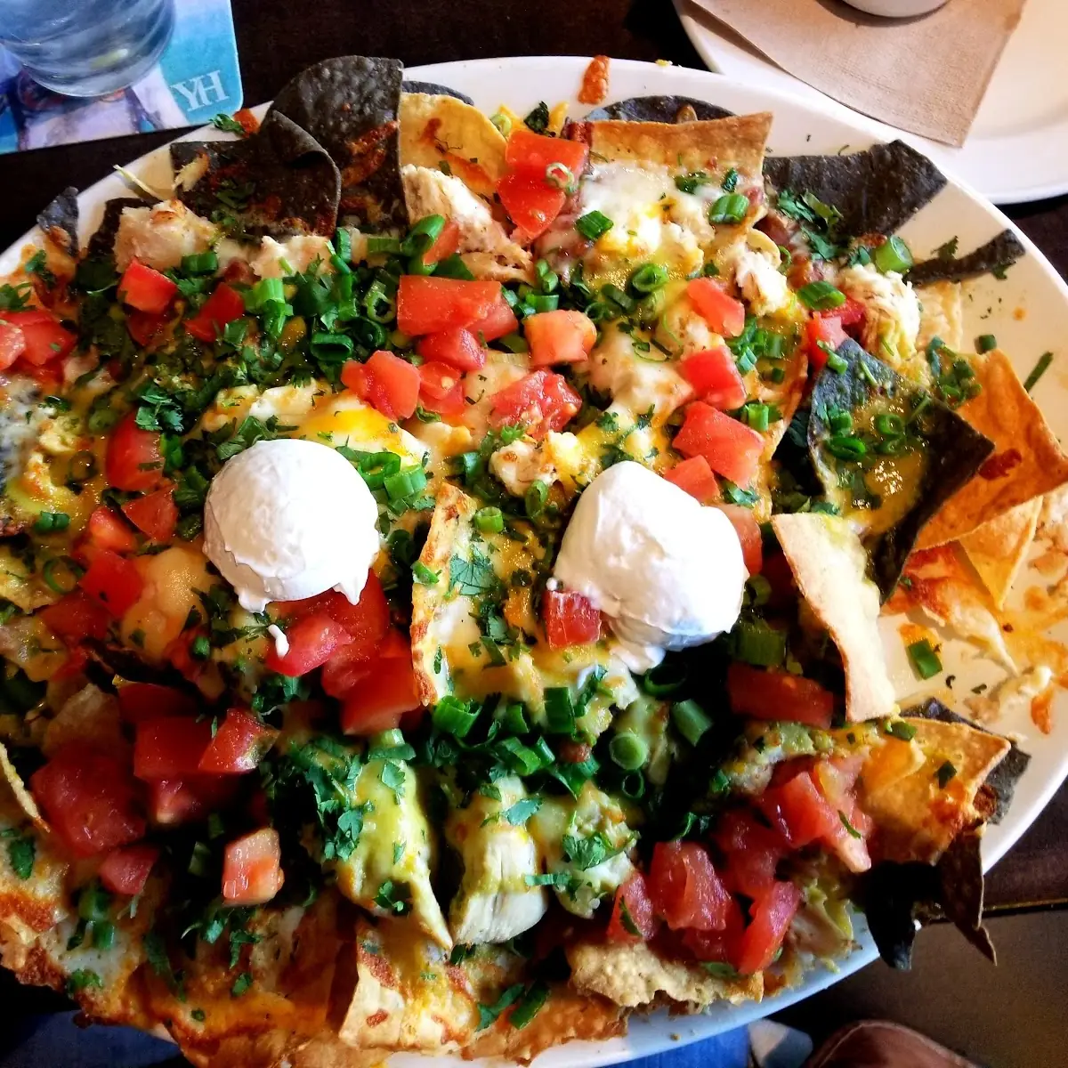 Chicken Nachos with Chicken Nachos Supreme