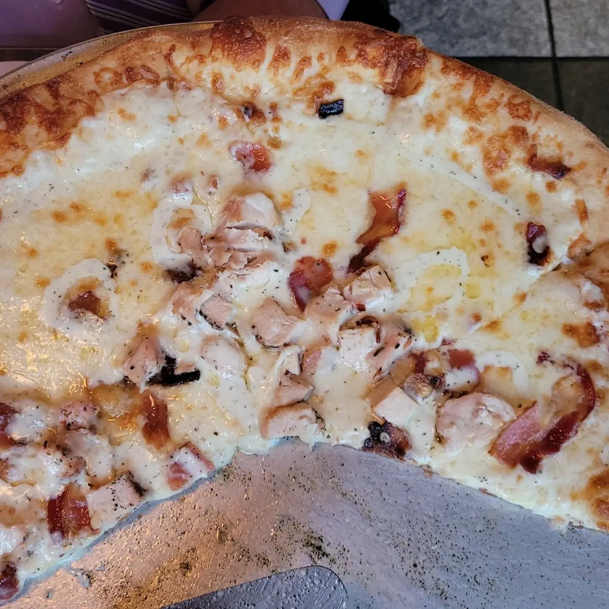 Chicken Bacon Ranch Pizza