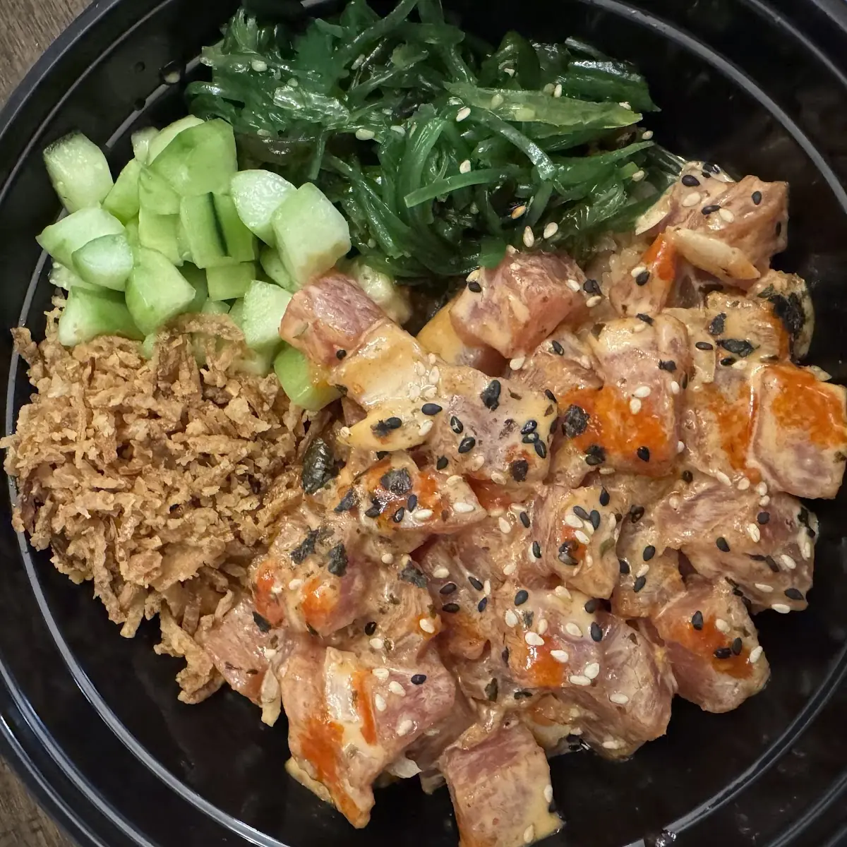 Spicy Island Style Salmon Poke