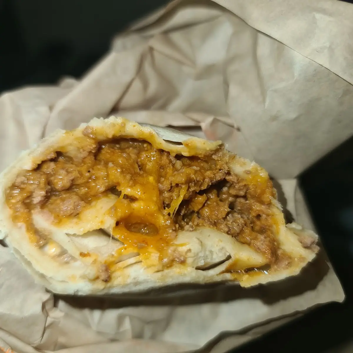 Five Layer Beef Burrito