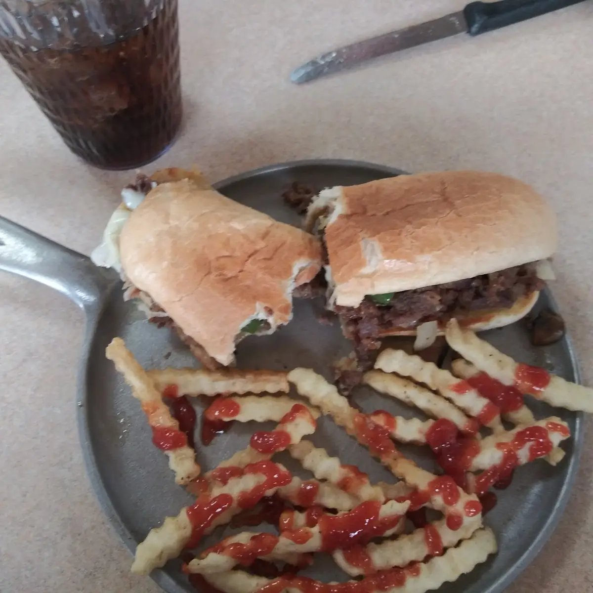 Philly Cheese Steak and Fries