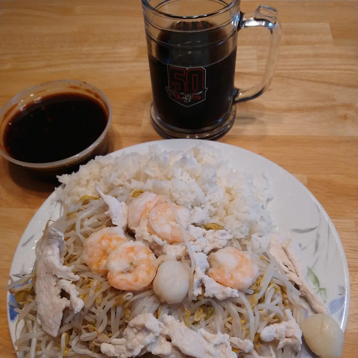 Shrimp Scallops & Chicken Diet Special 3
