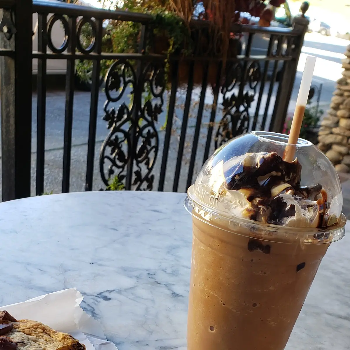 German Chocolate Mocha and Chocolate Chip Cookie