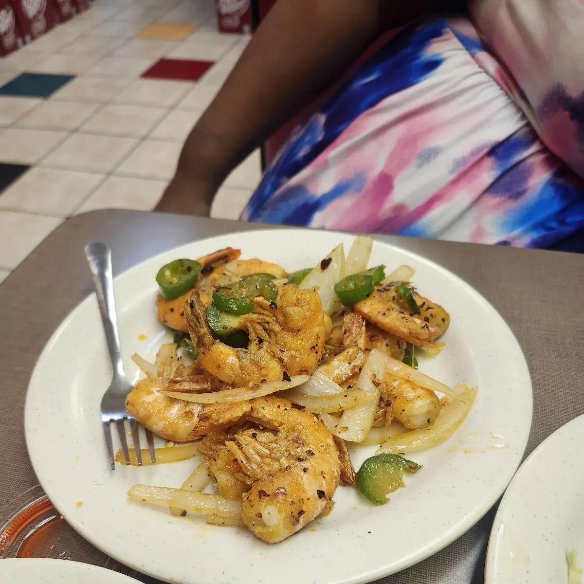Jumbo Shrimp Scallop Chicken w Mixed Vegetable