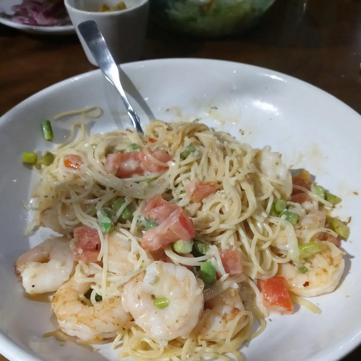 Chicken & Shrimp Carbonara