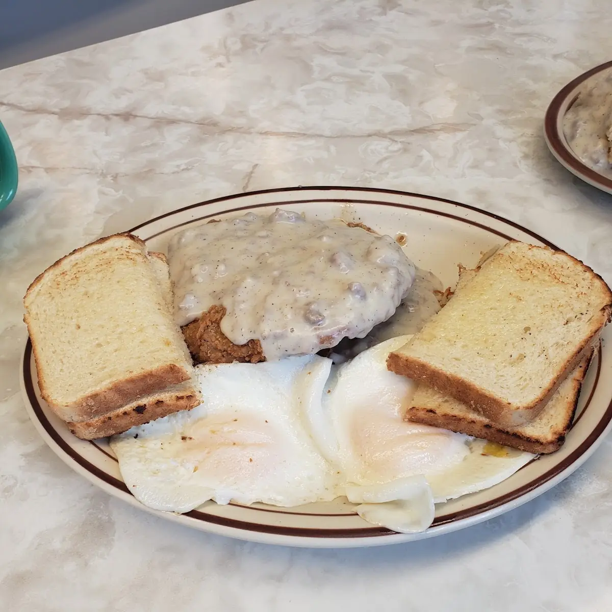 Chicken Fried Steak and Eggs