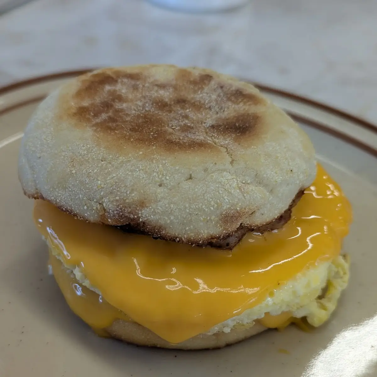 Egg Sausage Biscuit