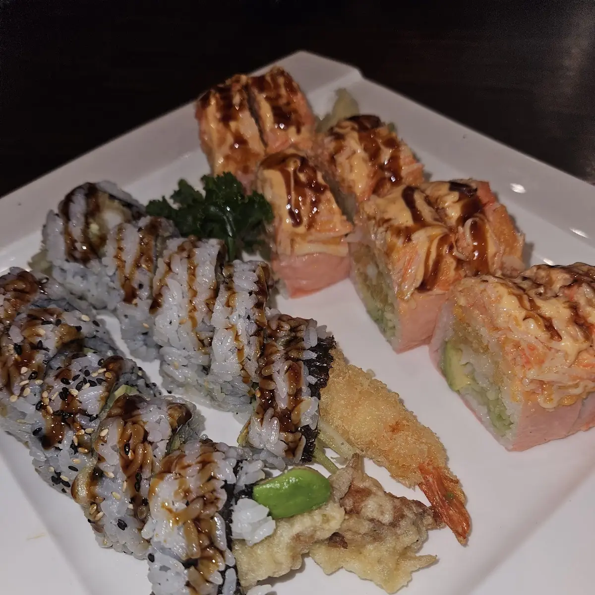 Christmas Roll Spider Roll Tuna Avocado Roll