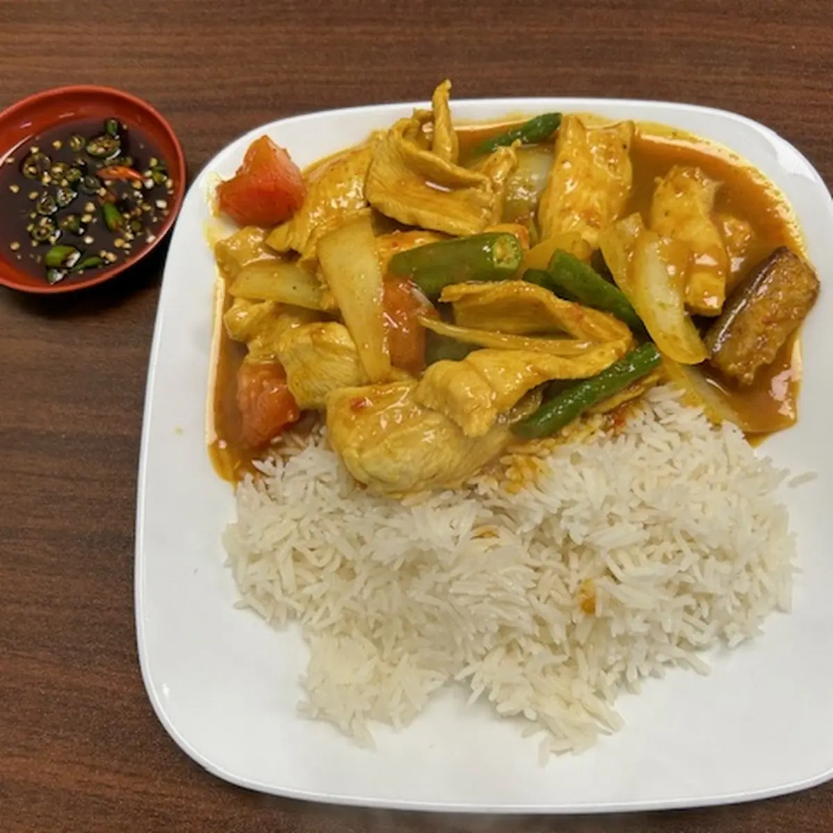 Black Pepper Chicken rice