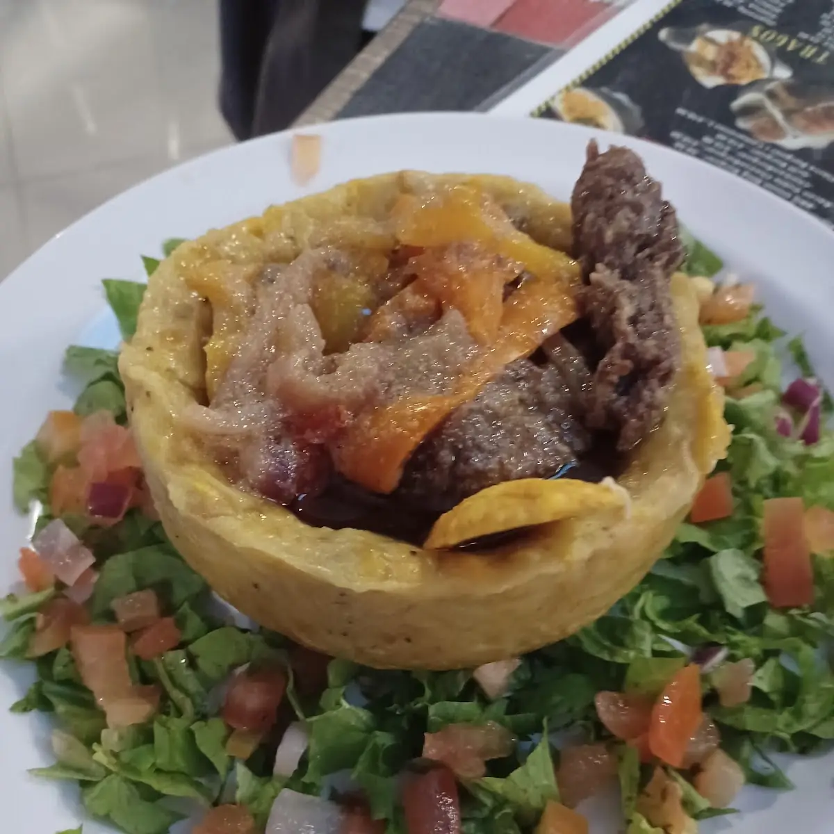 Mofongo Relleno De Churrasco