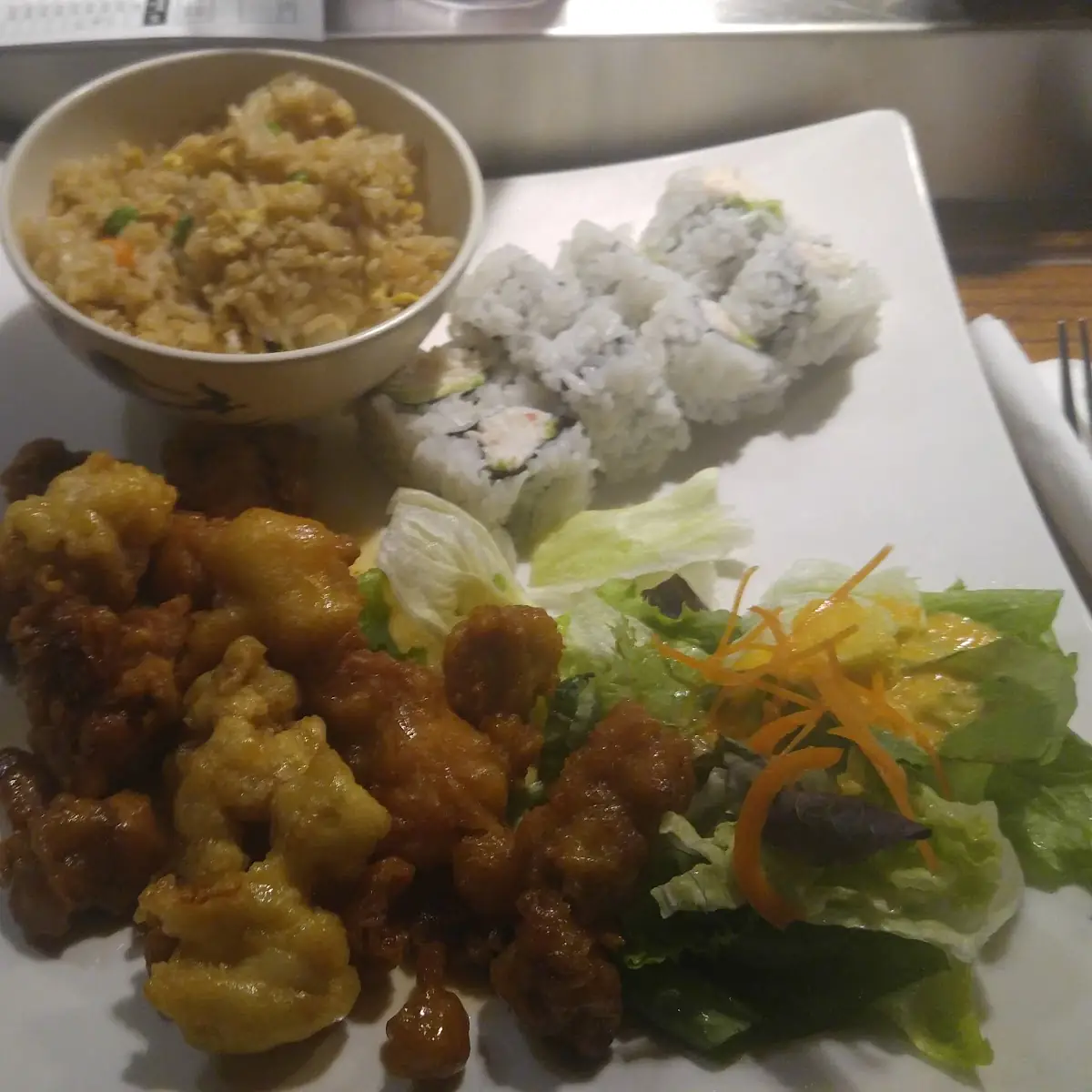 Fried Rice Mango Chicken