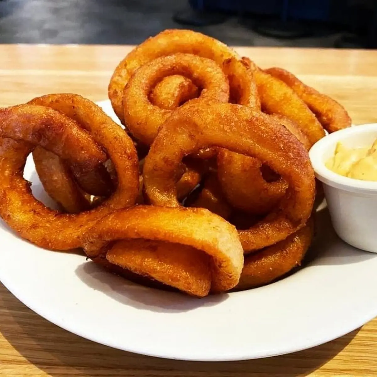 Onion Rings with Chipotle Mayo