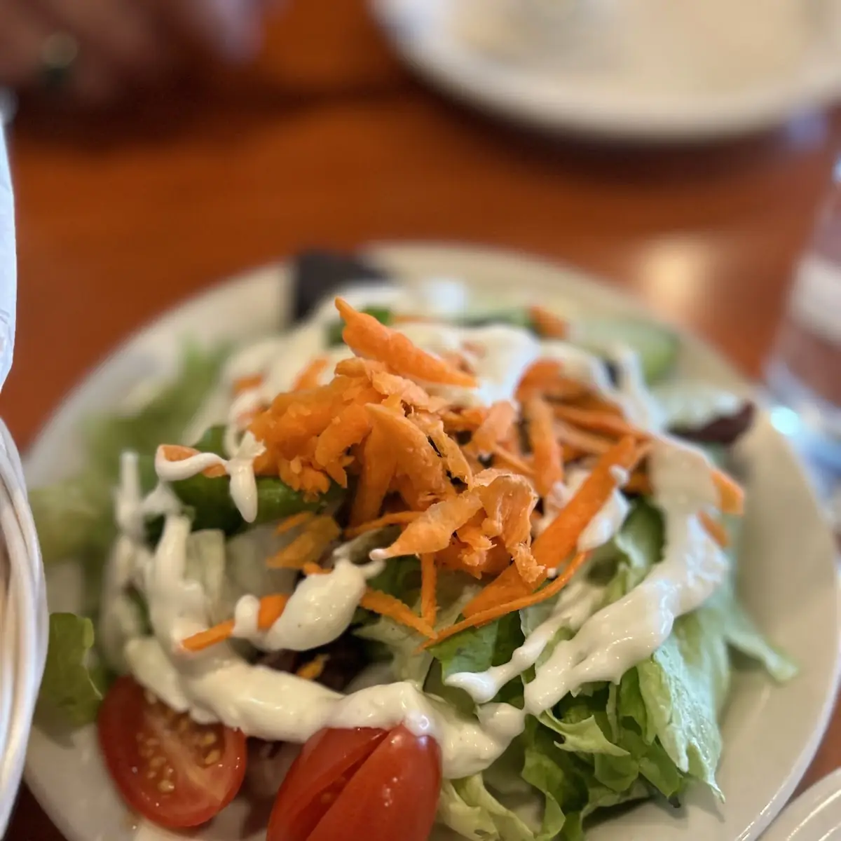 Salad w Blue Cheese Dressing