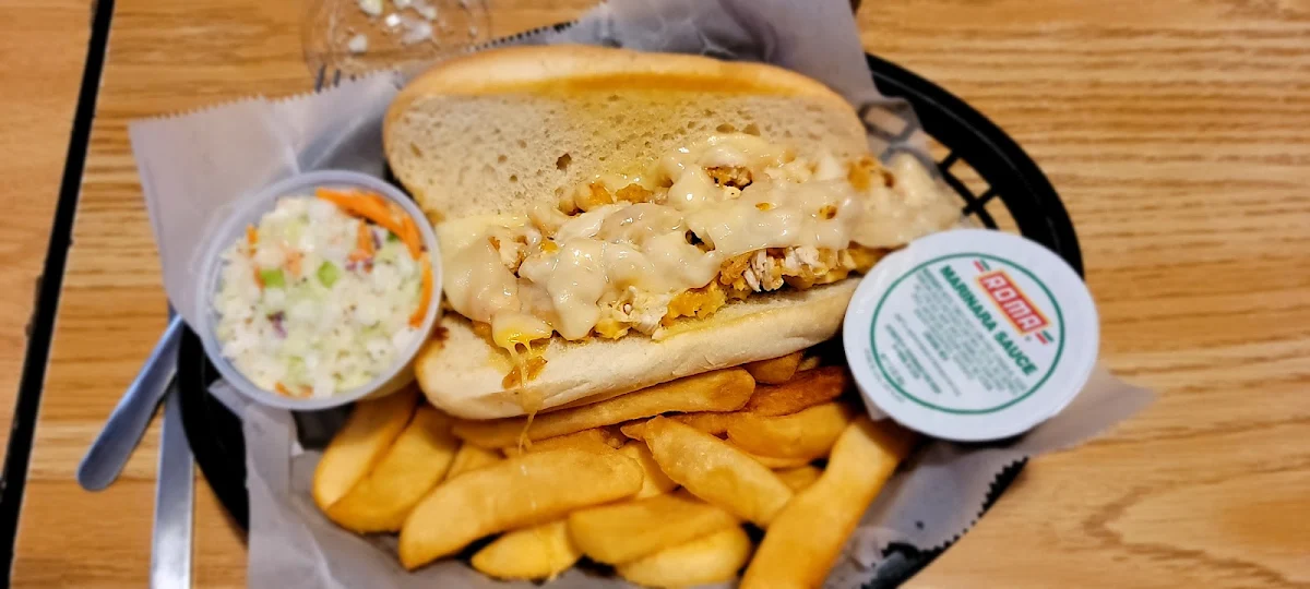 Chicken Parmesan and Fries