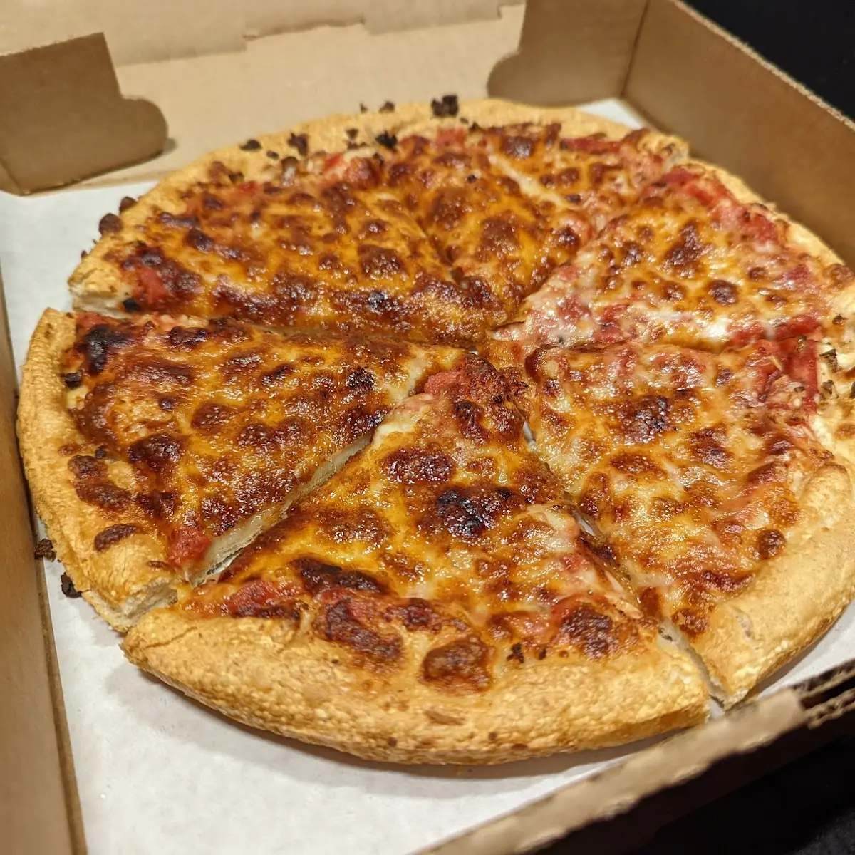 Cheese Pizza with Garlic