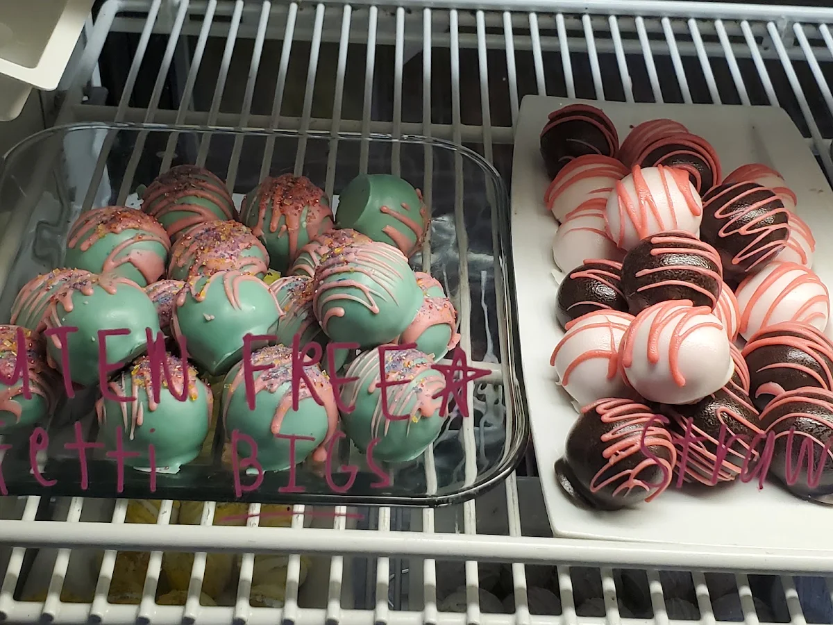 Raspberry King Cake Balls