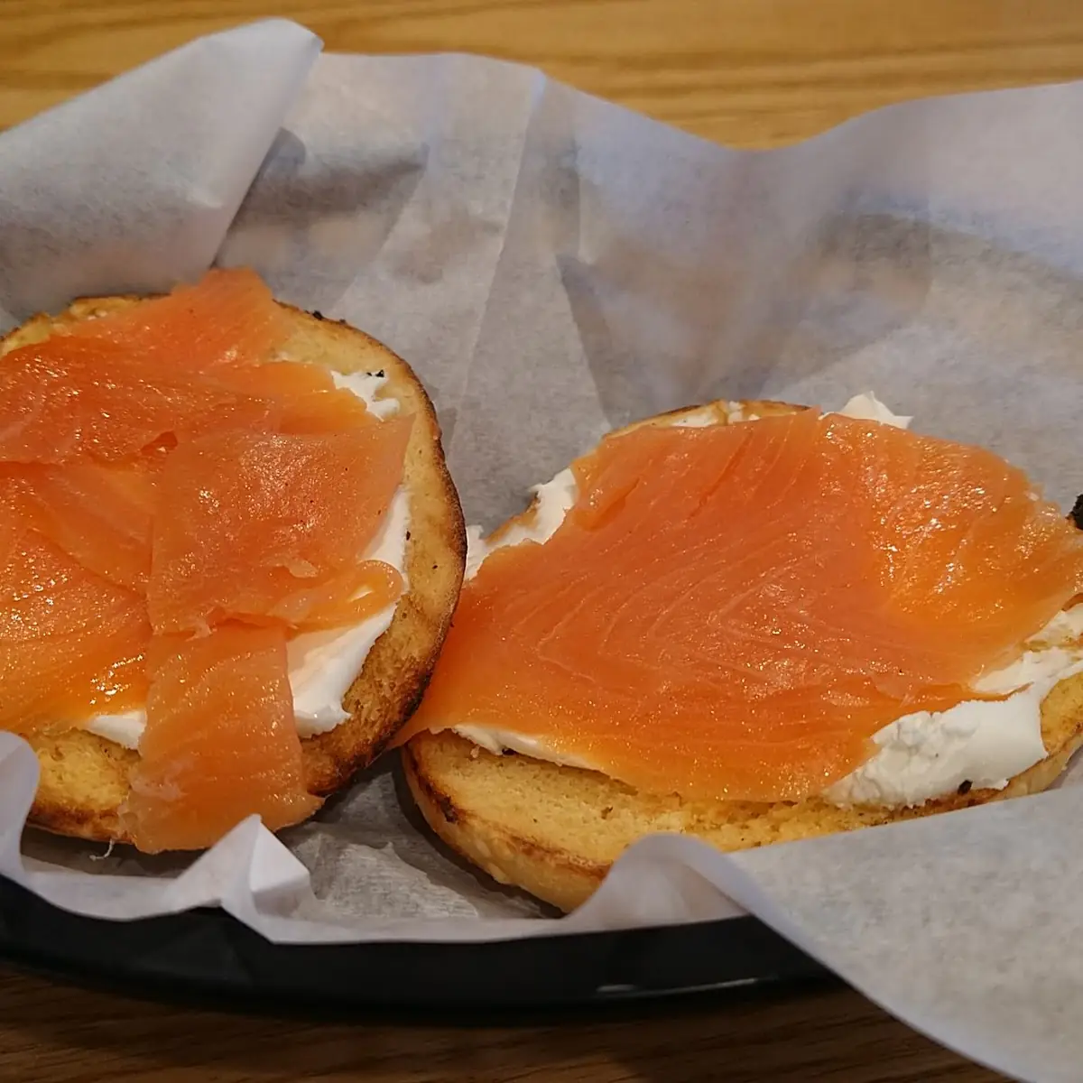 Bagel with Salmon