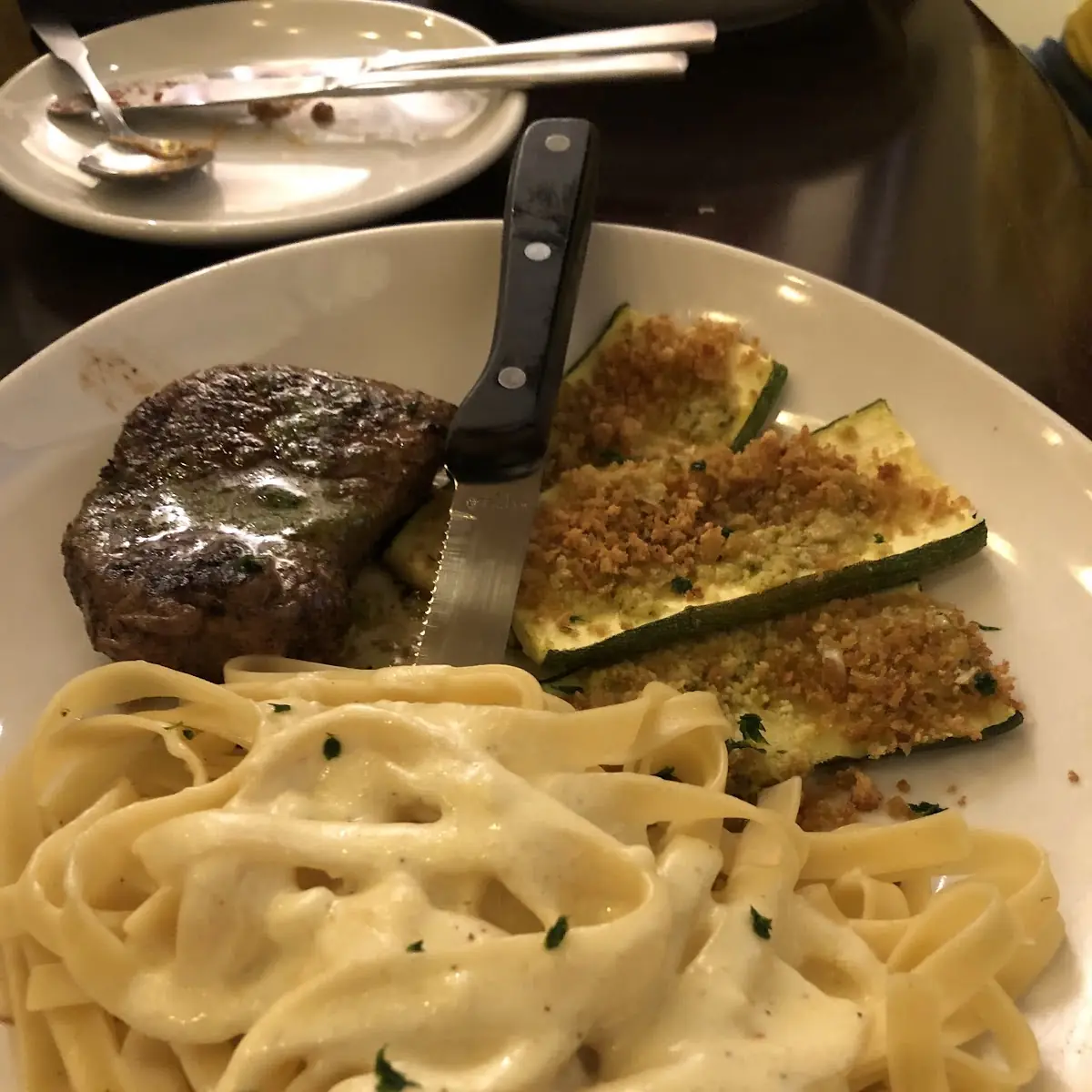 Steak Gorgonzola Alfredo