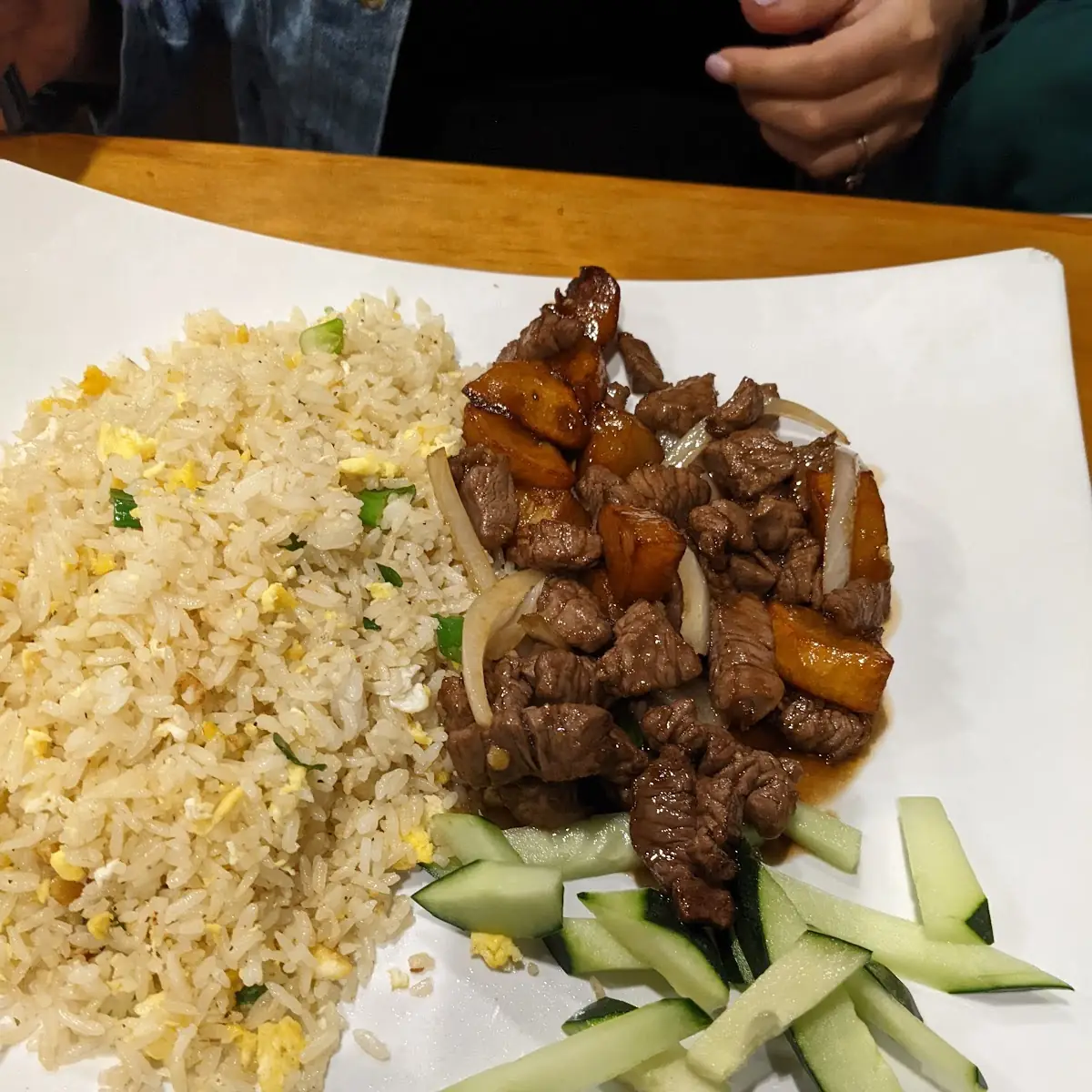 Shaken Beef Fried Rice
