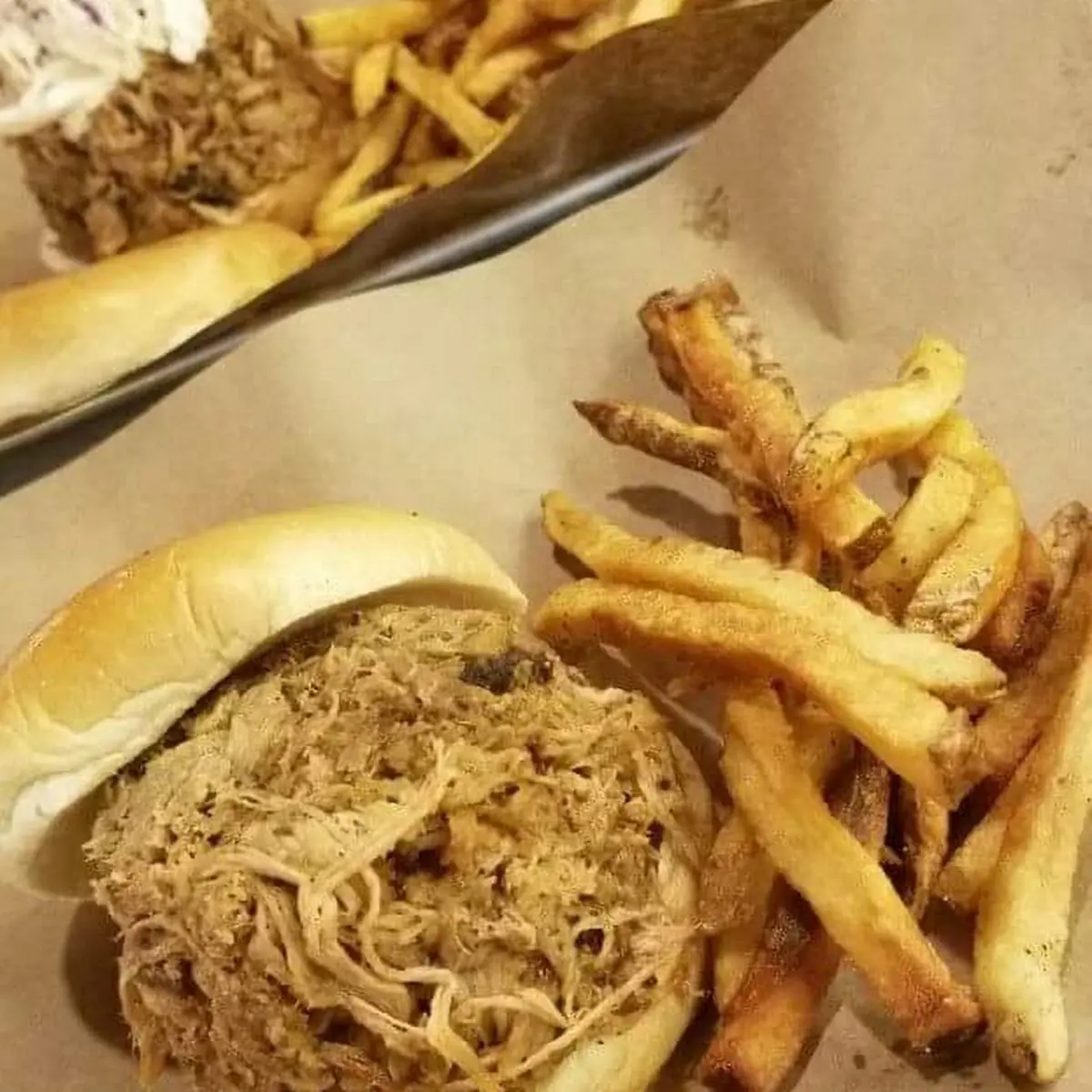 Pulled Pork Sandwich Platter