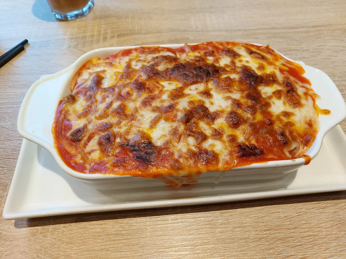 Baked Pork Chop Rice with Cheese