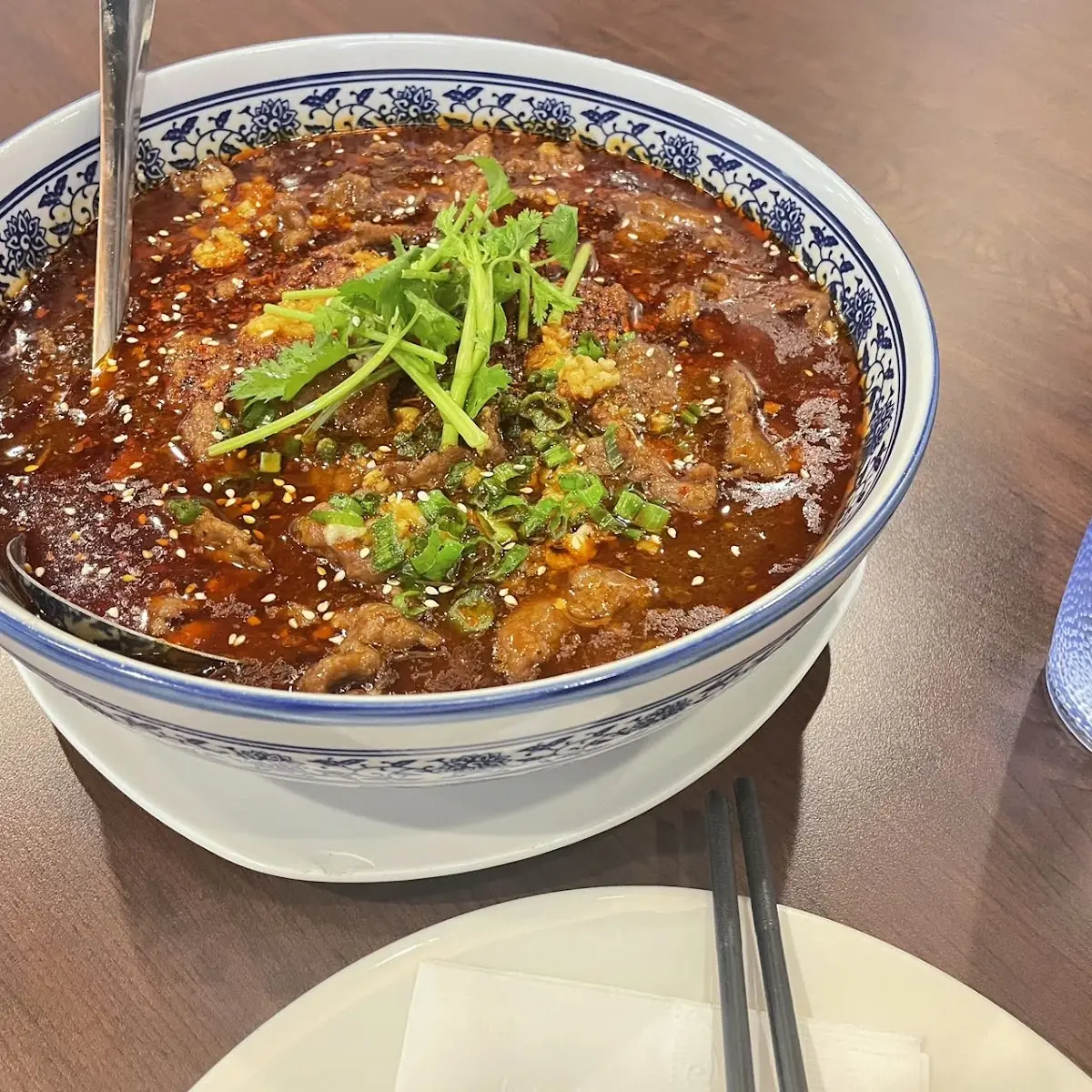 Boiled Beef in Spicy Szechuan Sauce