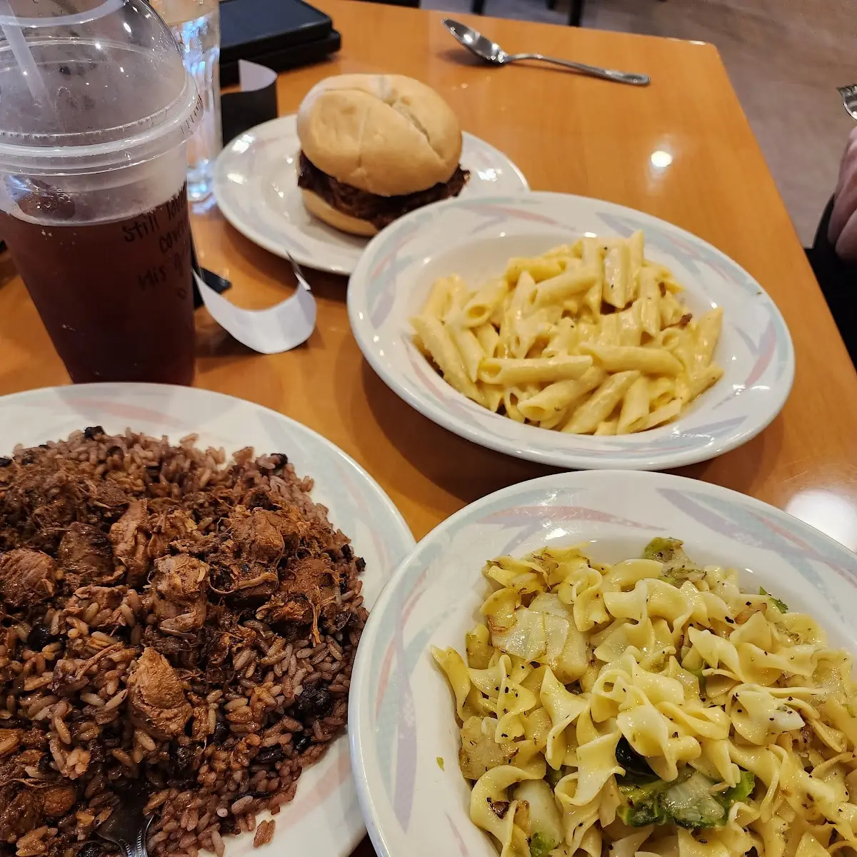 Chicken Rice N Beans Hauschka Hatian Mac and Cheese Pulled Pork and My Favorite -Hatian Tea