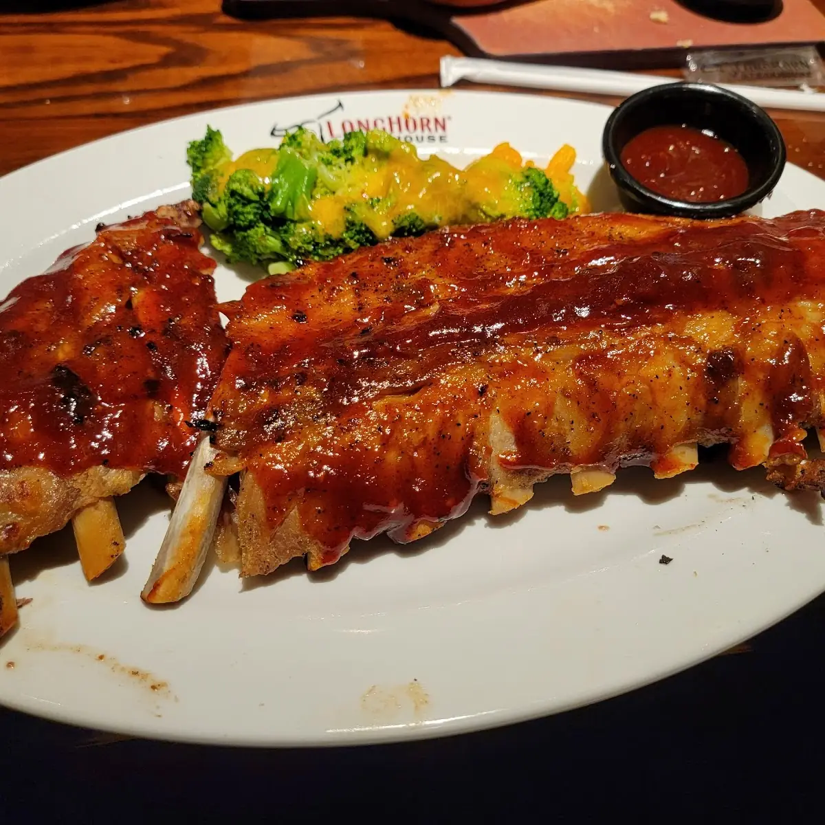 With Half-Rack Baby Back Ribs