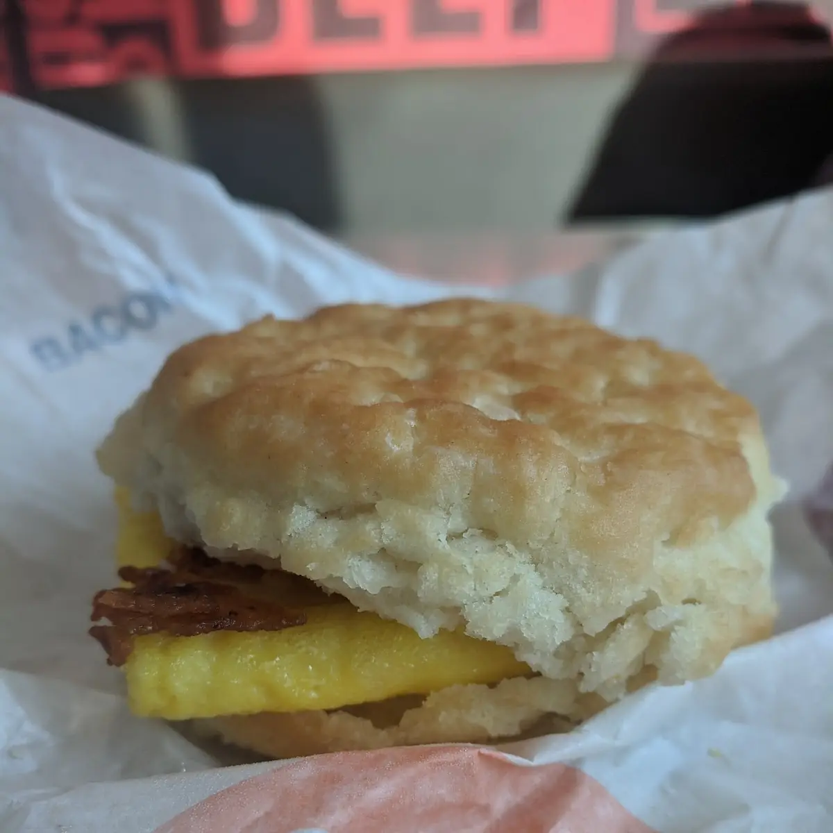 Bacon Egg & Cheese Biscuit