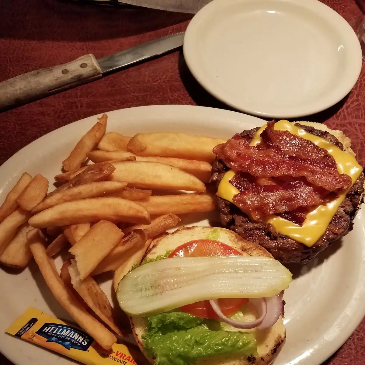 Bacon Cheeseburger with Cheddar Cheese