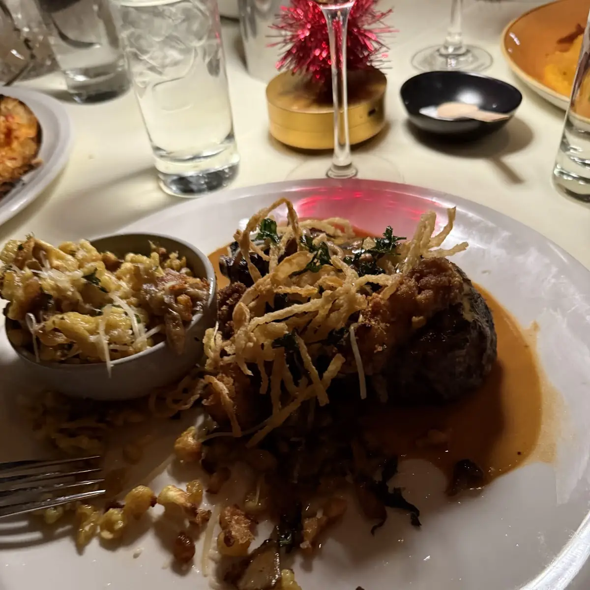 Nebraska Prime 14 Oz Sirloin Amarone Risotto Stracciatella