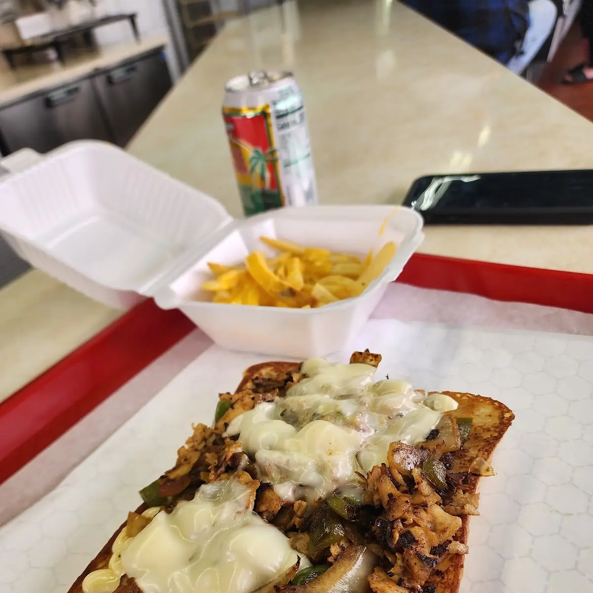 Spicy Chicken Burger with cheese
