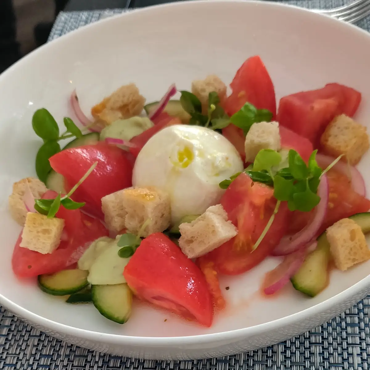 Burrata Panzanella Salad
