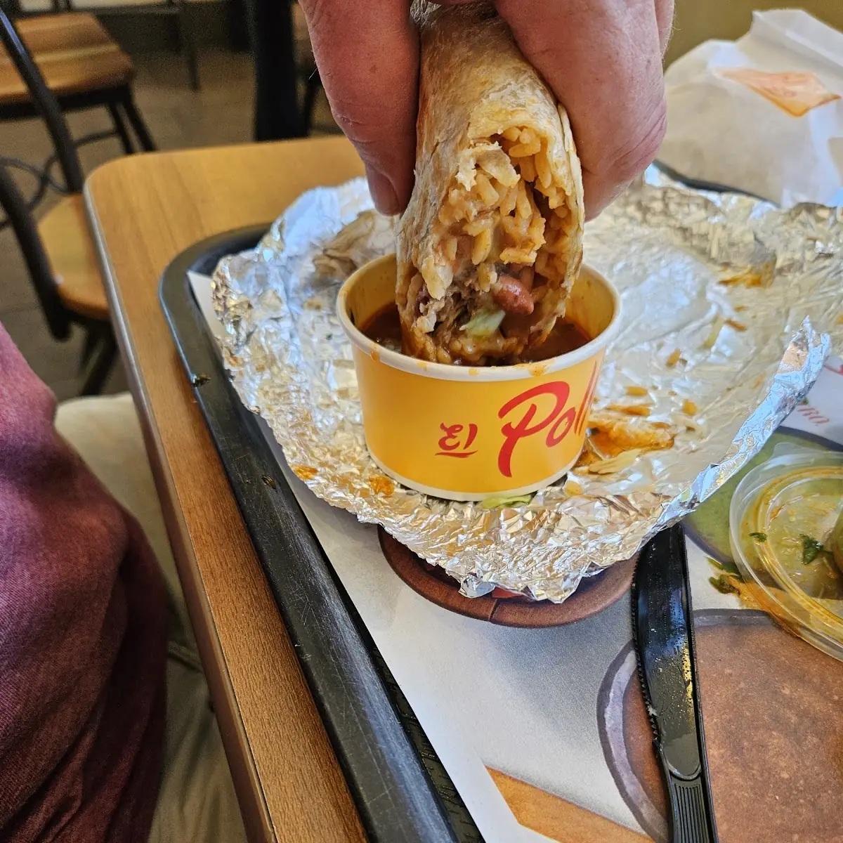 Dipping Birria Burrito