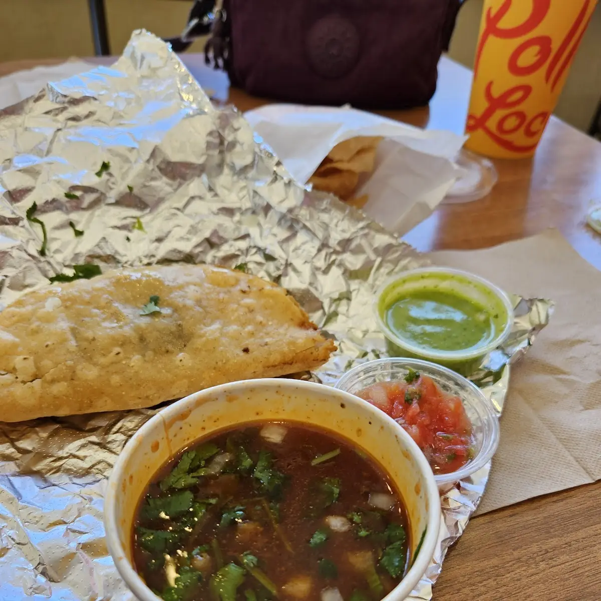 Two Crunchy Birria Tacos Box