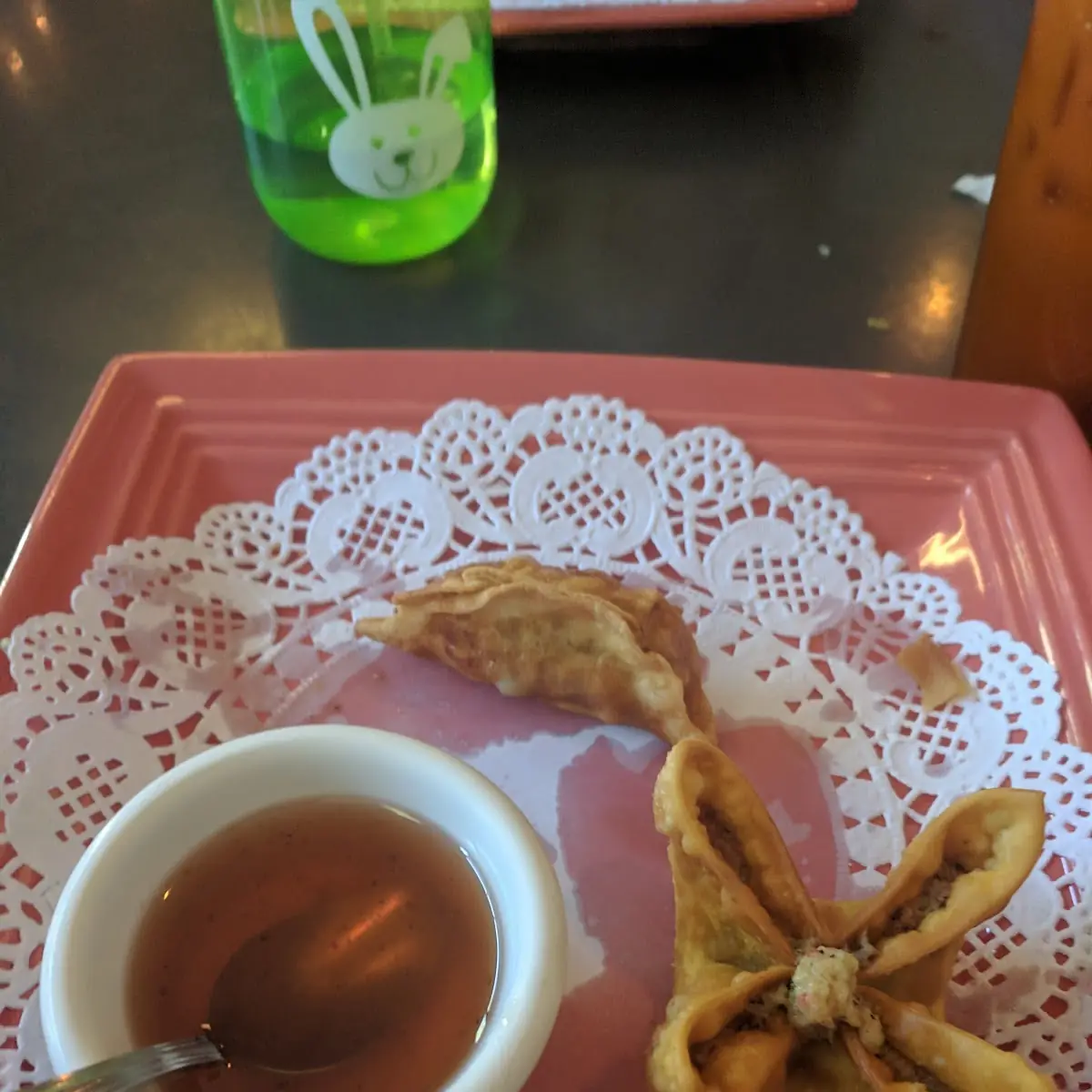 Crab Rangoon and Pot Stickers