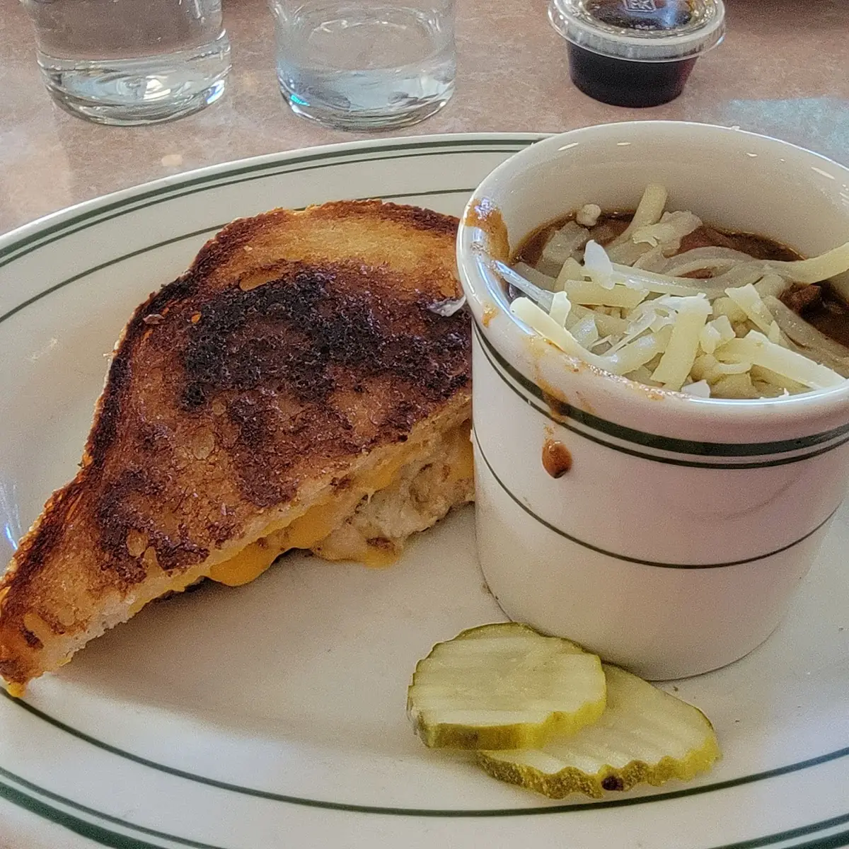 Tuna Melt & Texas Chili