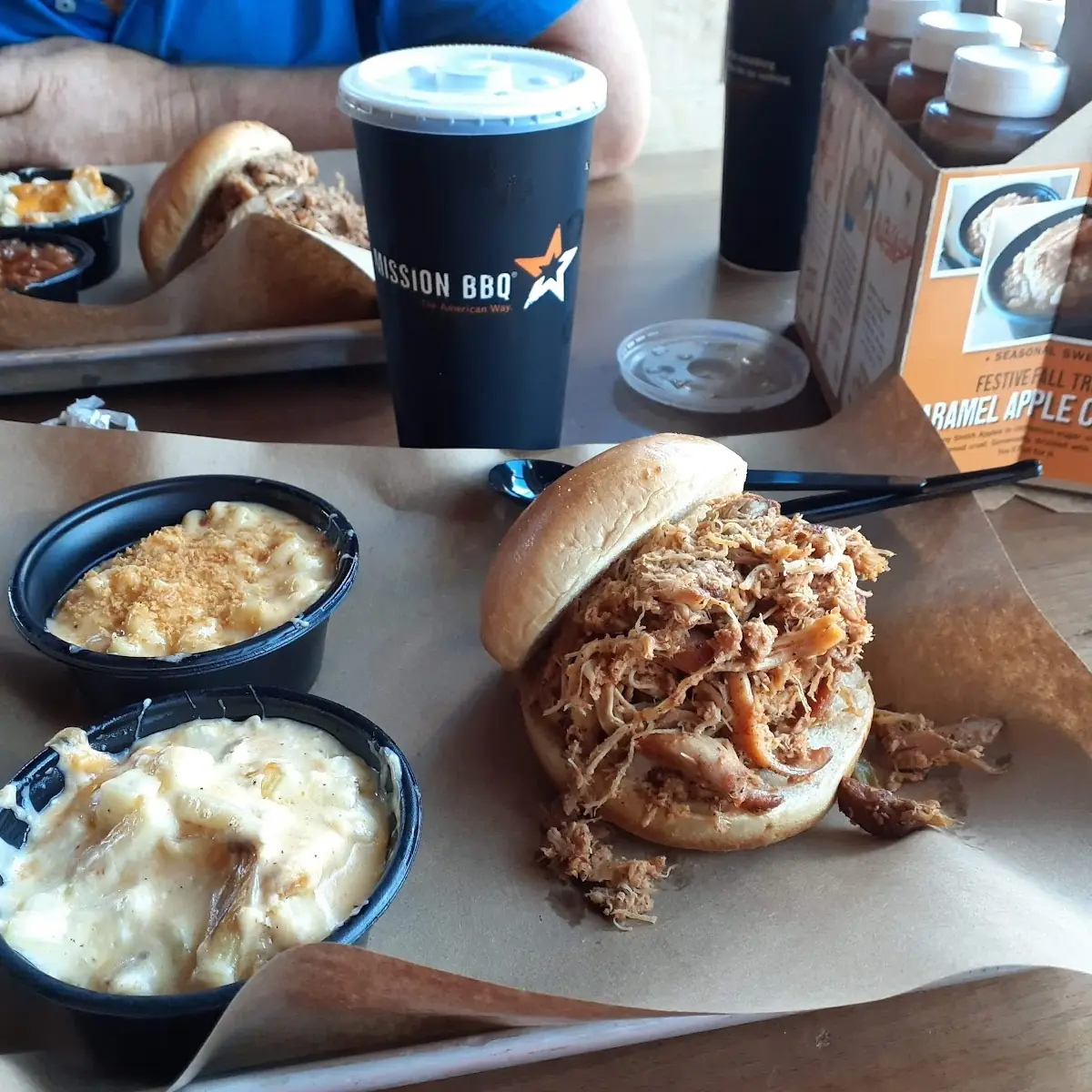 Pulled Chicken Mac and Cheese and Cheesy Potatoes