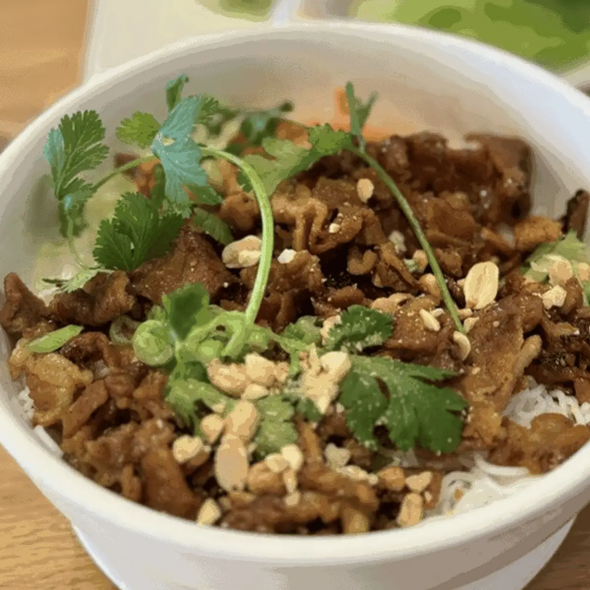 Pork with Vermicelli Rice Noodles