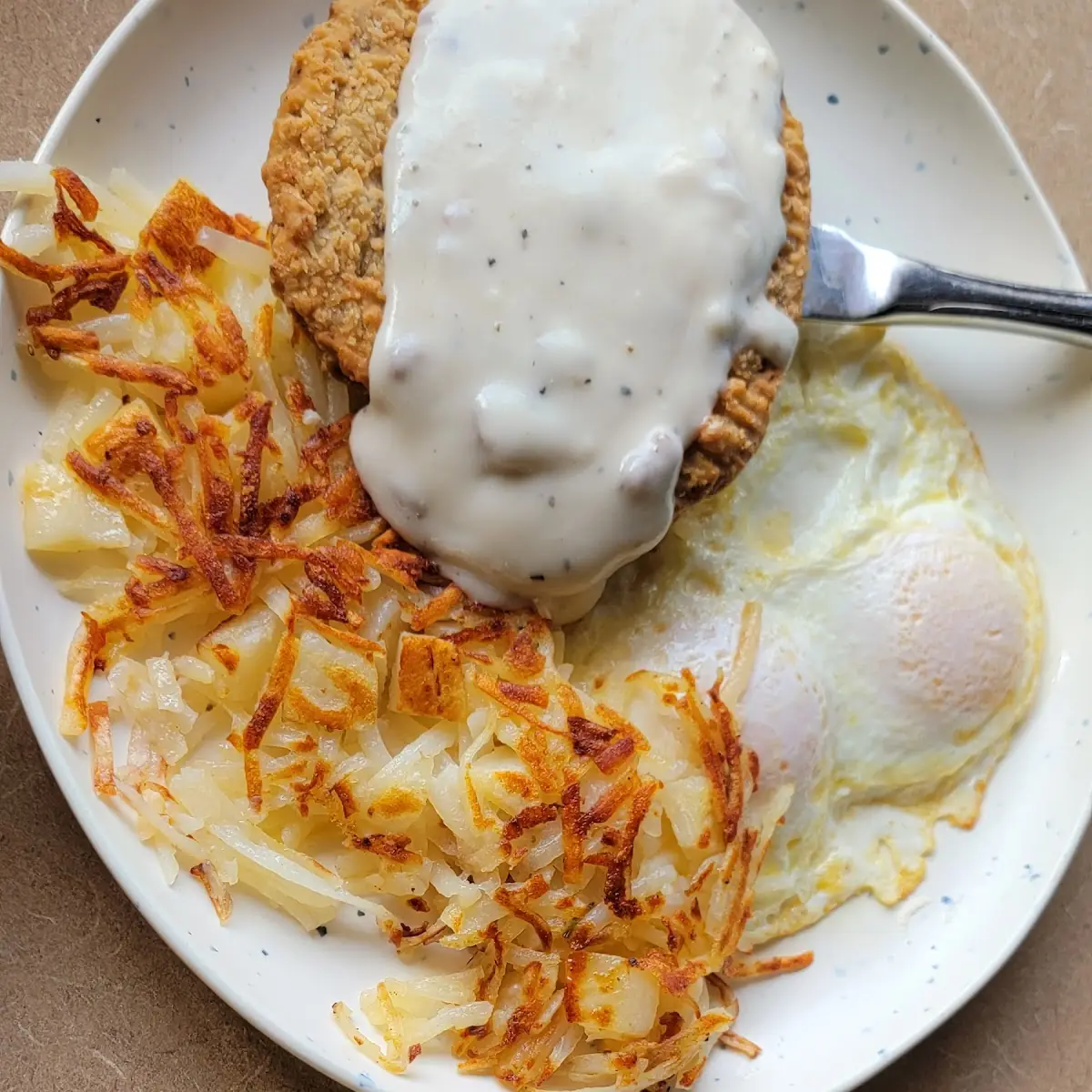 Chicken Fried Steak and Eggs